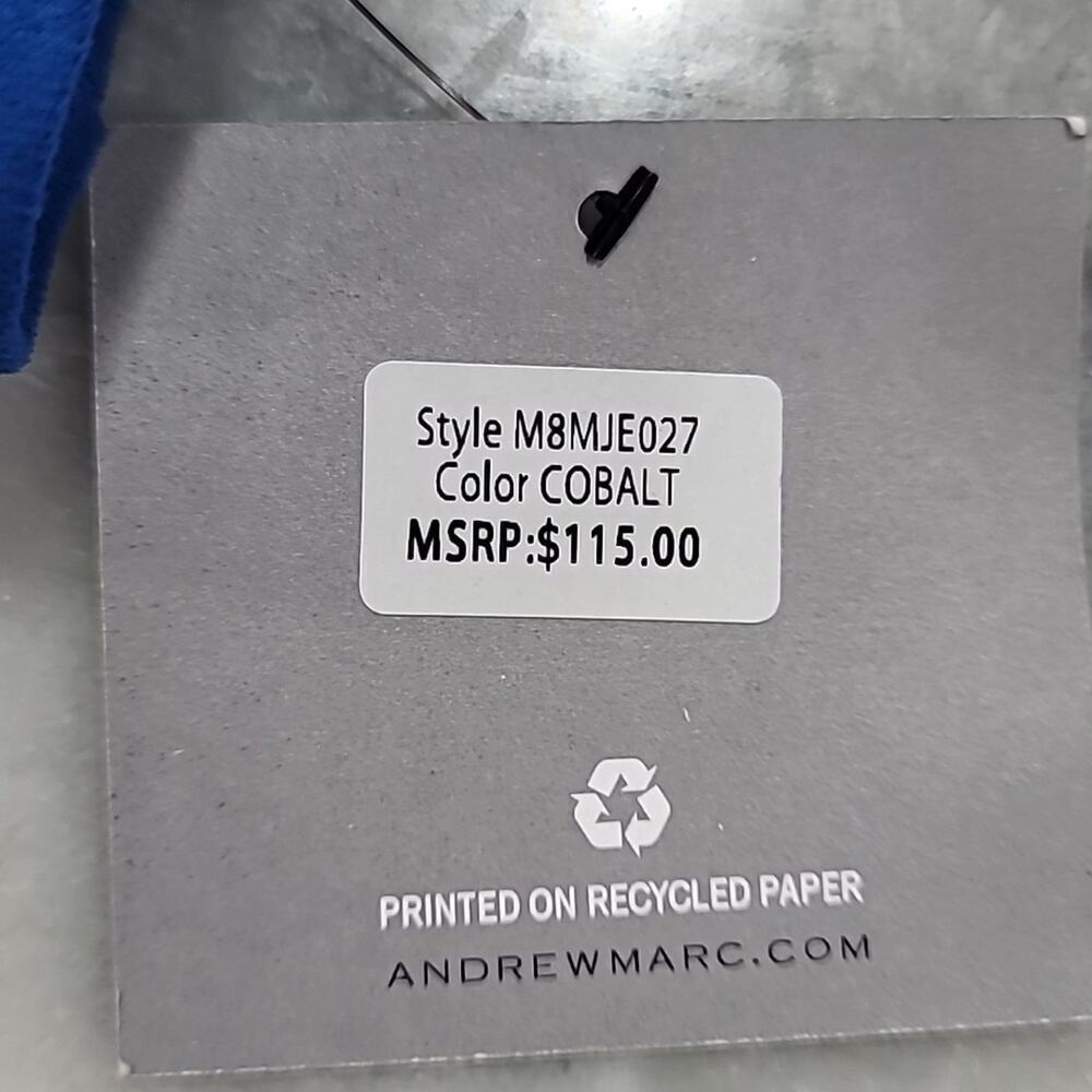 NWT Andrew Marc Cobalt Blue Jacket - Picture 4 of 6